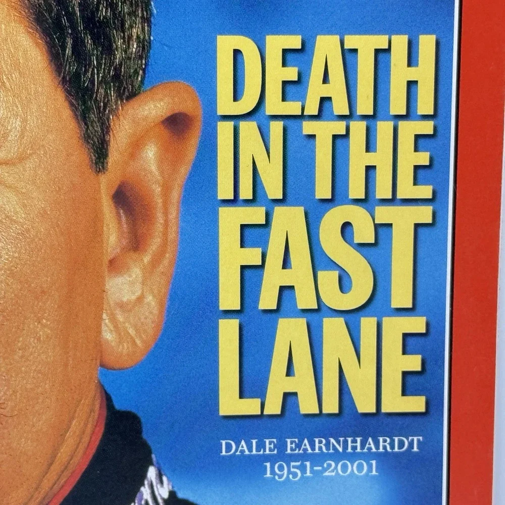 Dale Earnhardt Time Magazine NASCAR Death in‎ Fast Lane Memorial March 5, 2001